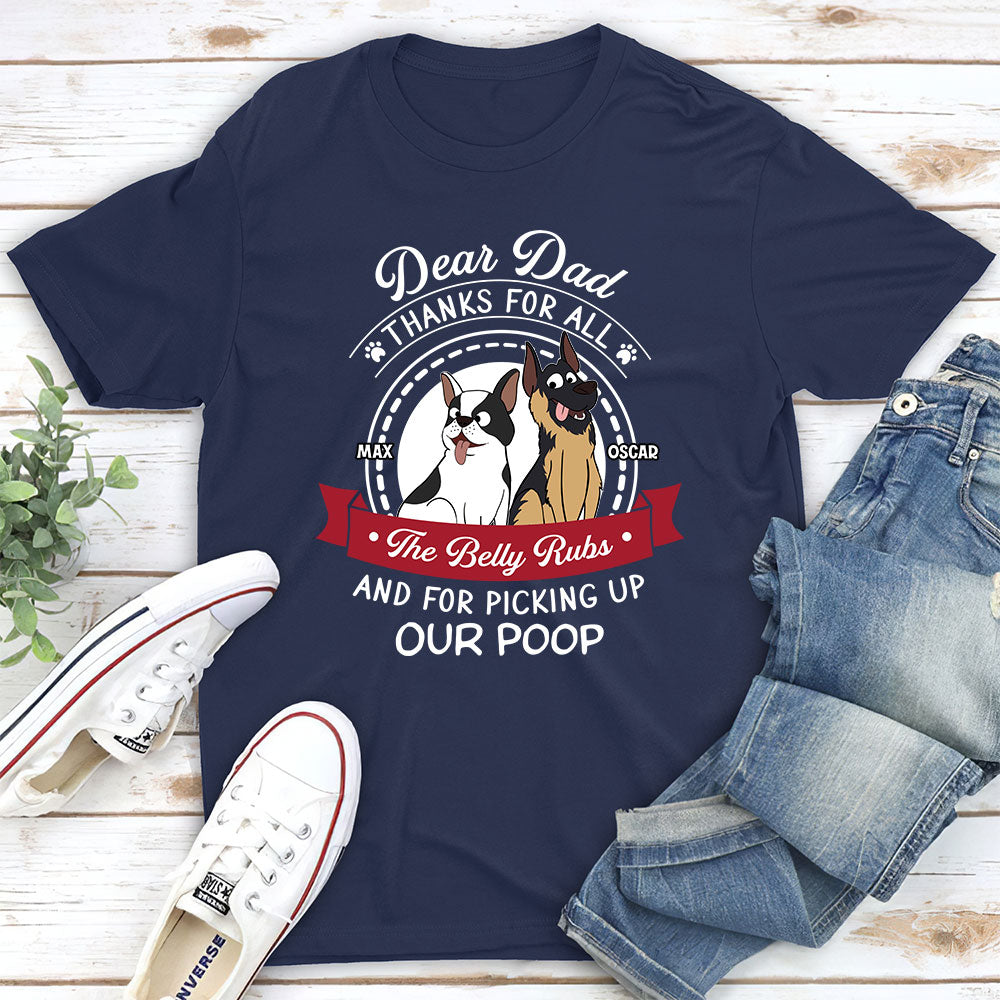 Dear Mom Thanks - Personalized Custom Unisex T-shirt for Pet Lovers
