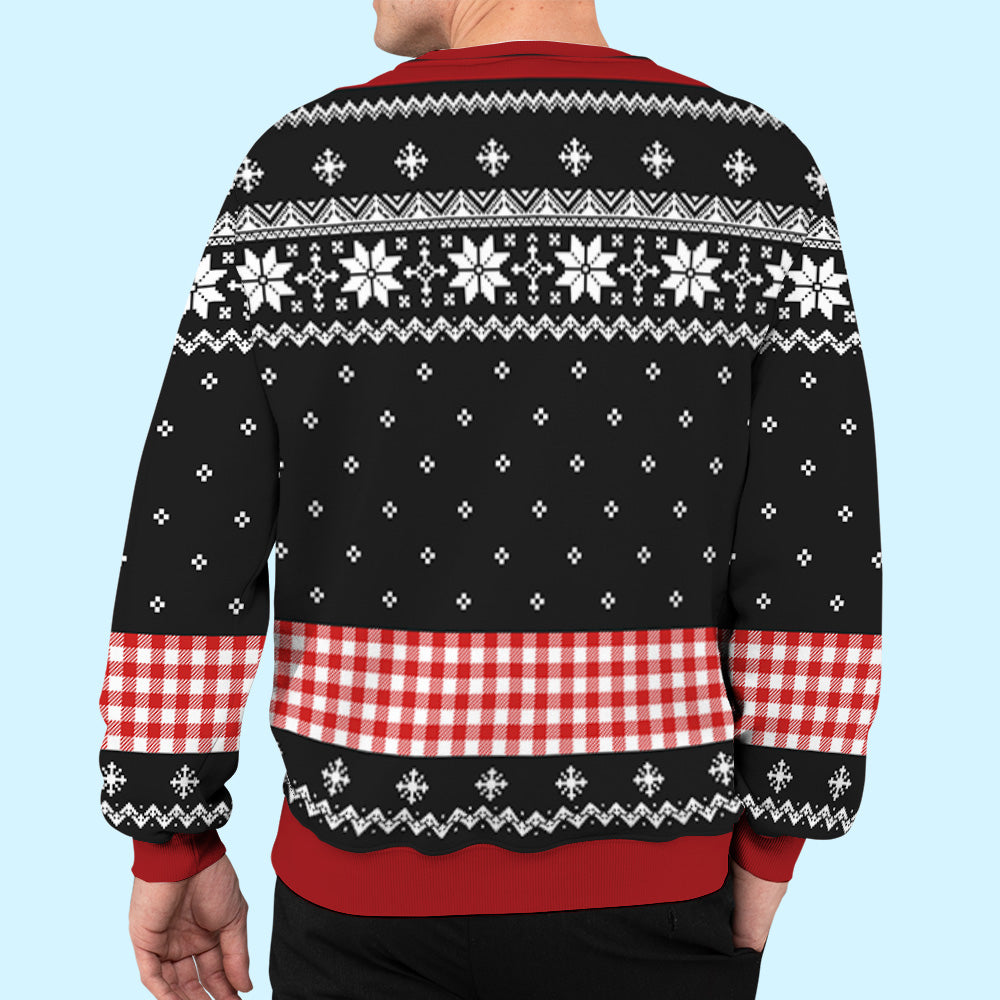 Stylish Plaid Winter - Personalized Custom All-Over-Print Unisex Sweatshirt
