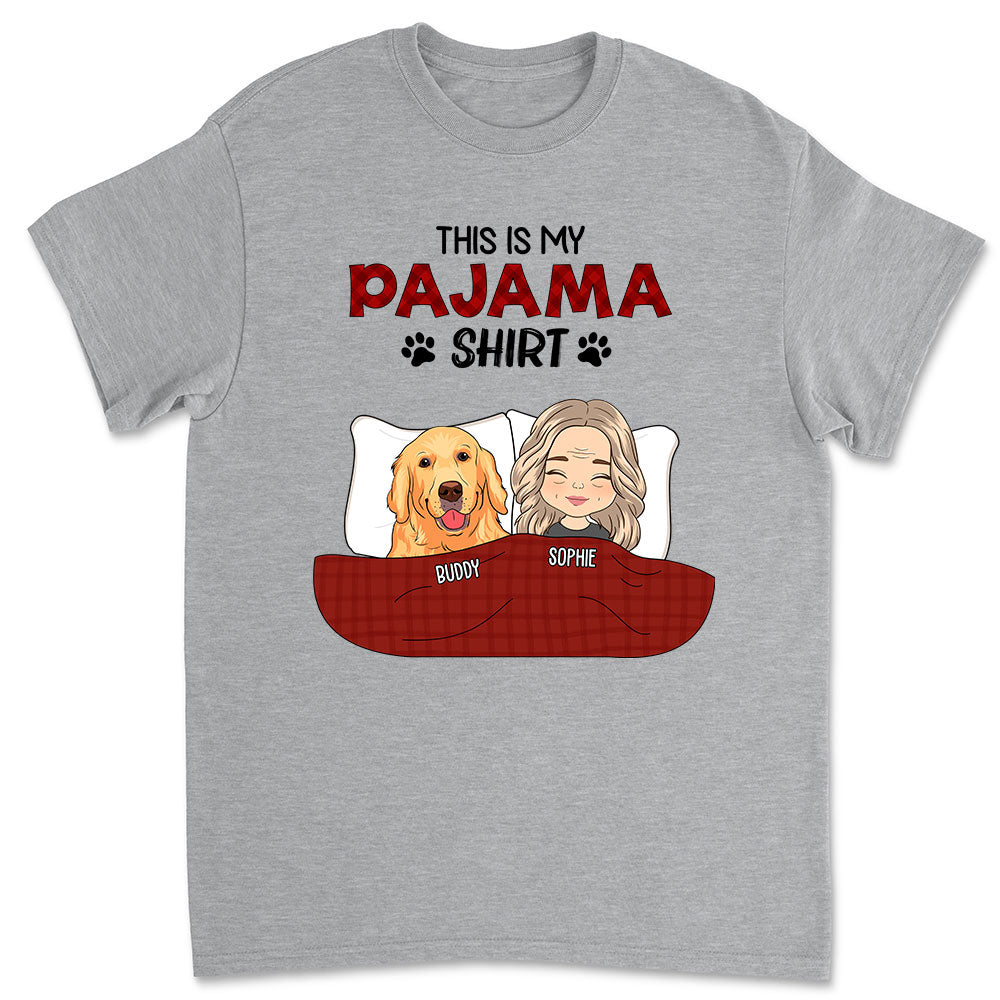Pajama Shirt Version 3 - Personalized Custom Unisex 5.3 oz T-shirt with Copyrighted Artwork