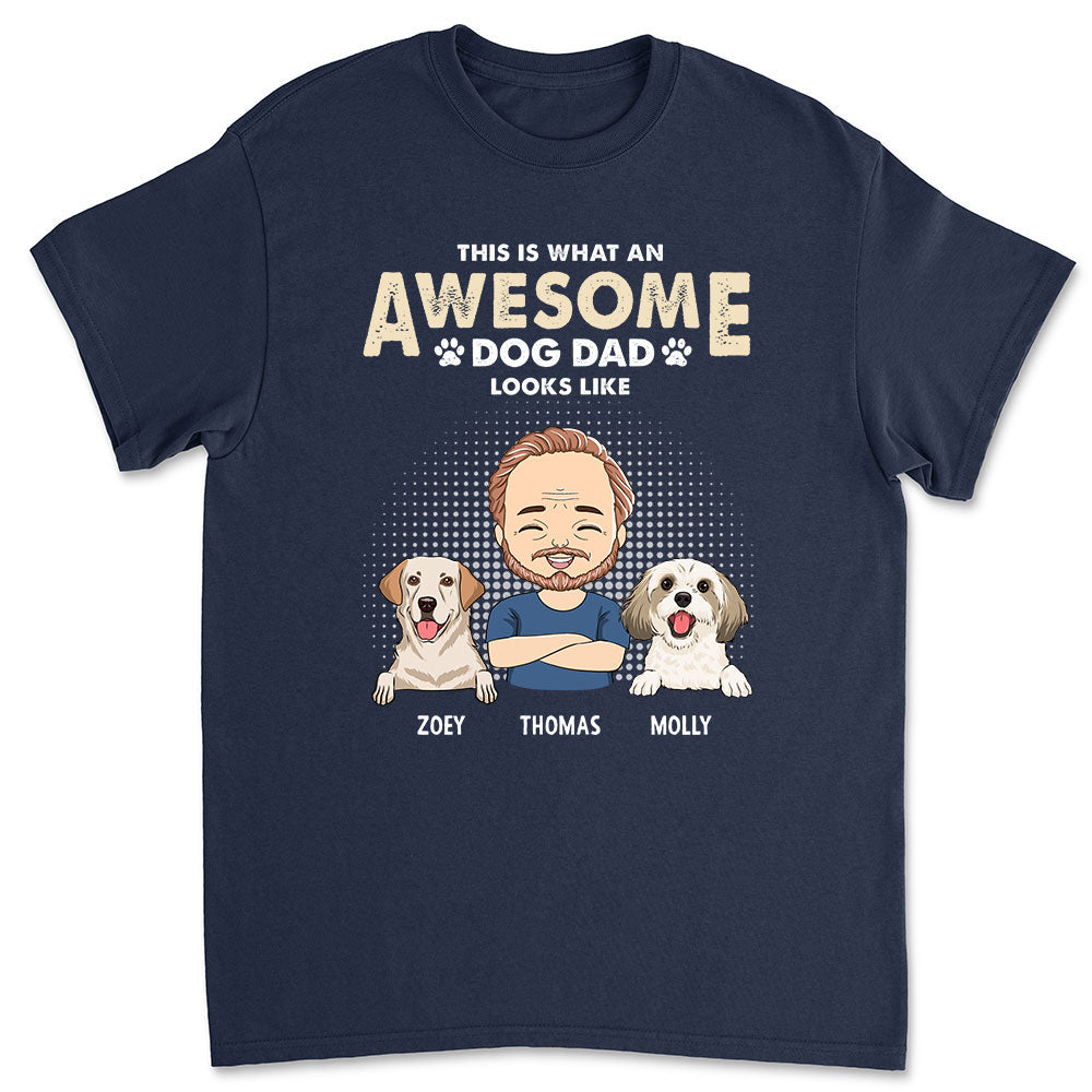 Awesome Personalized Custom Unisex Dog Mom/Dad T-shirt - Ideal Gift for Pet Lovers