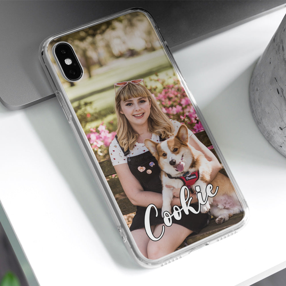 Personalized Custom Pet Photo Phone Case - Ideal for Dog and Cat Lovers