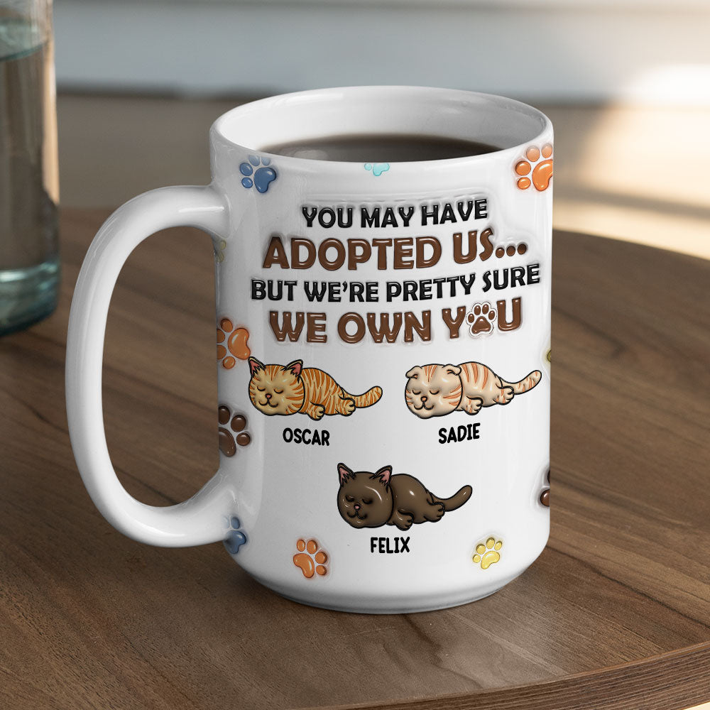 Personalized Custom 3D Inflated Effect Ceramic Mug - 11oz for All Your Favorite Beverages