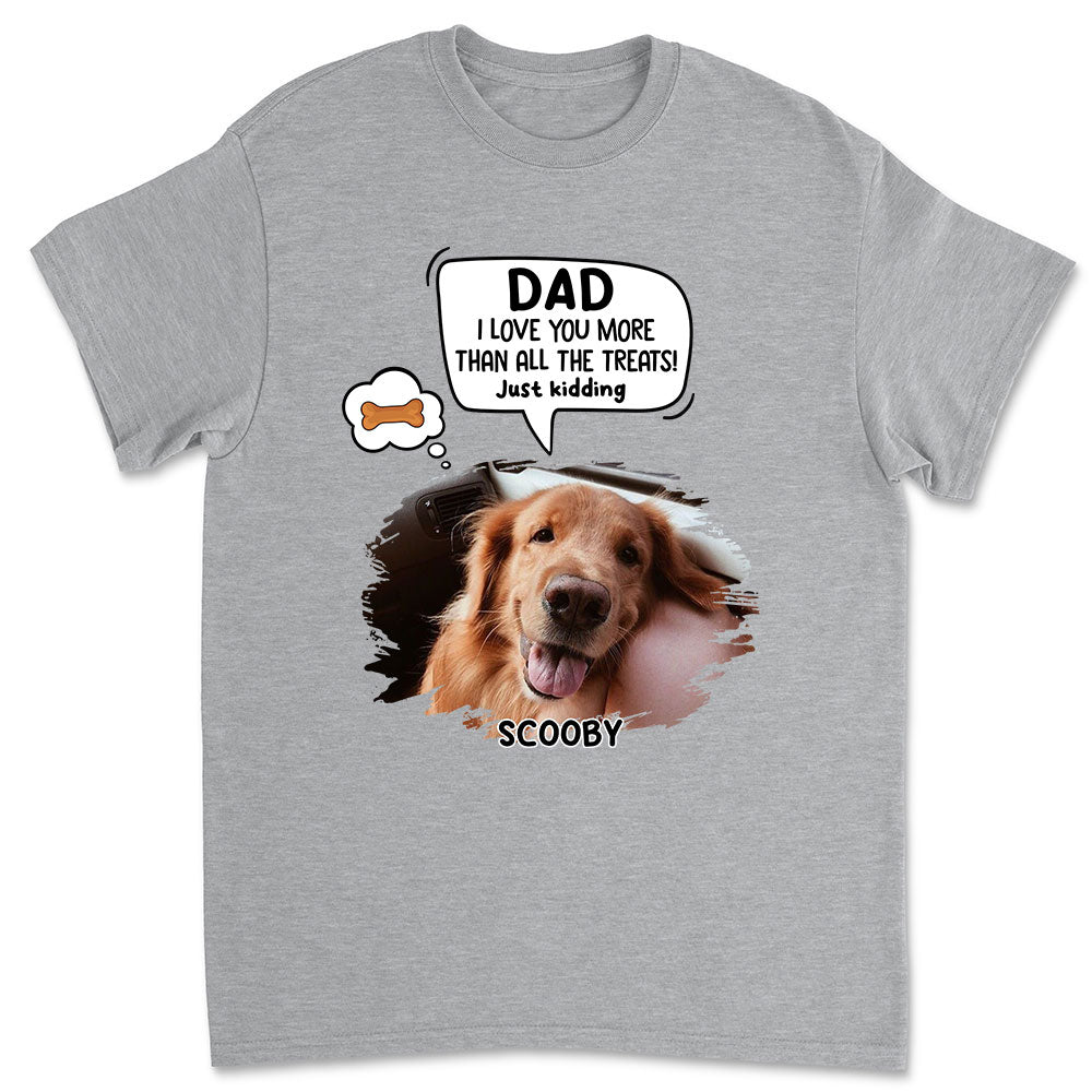 Pet Just Kidding Personalized Custom Unisex 5.3 oz T-shirt - A Unique Gift for Pet Lovers