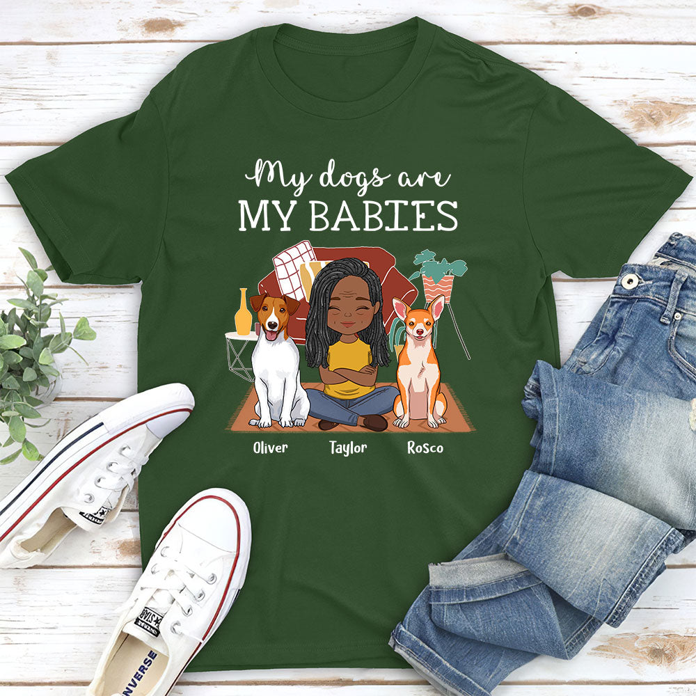 My Angel Baby - Personalized Custom Unisex 5.3 oz T-shirt for Pet Lovers