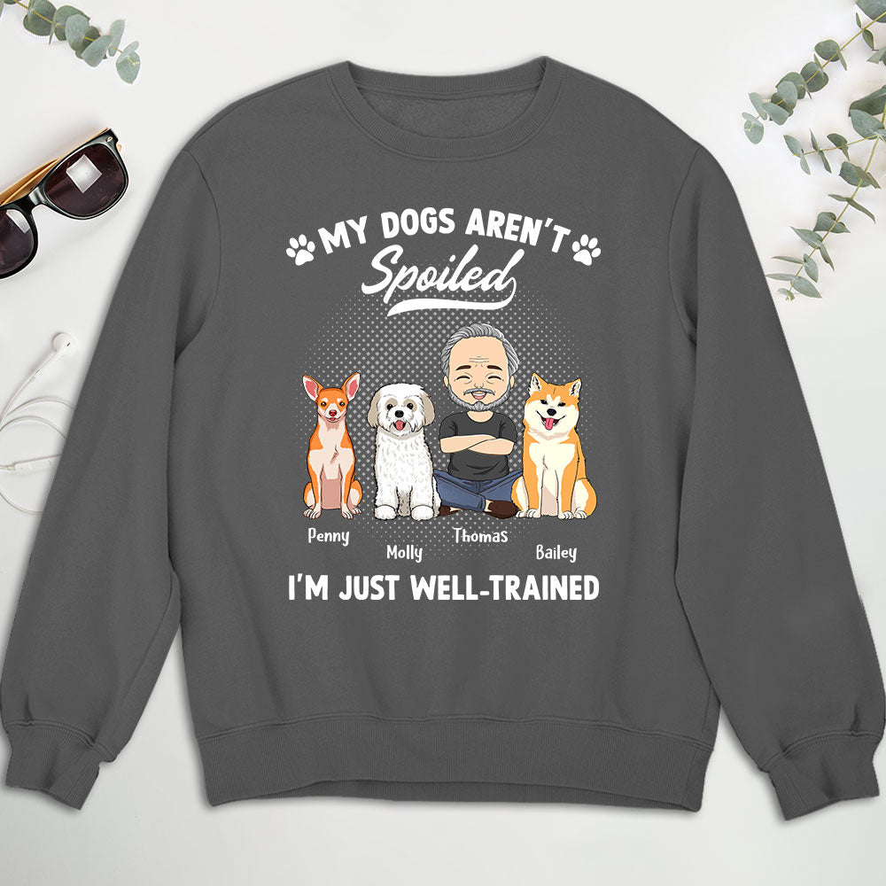 Spoiled Dog - Customizable Personalized Unisex 8.0 oz Sweatshirt for Pet Lovers