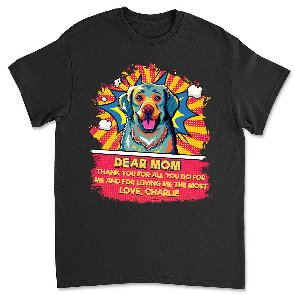 For Loving Me Most - Personalized Custom Unisex Cotton Blend T-shirt for Pet Lovers