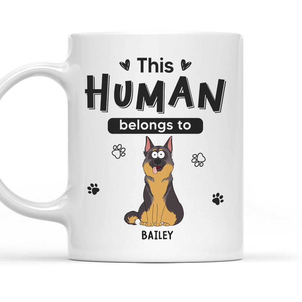 Belongs To Pets - Personalized Custom 11oz & 15oz Coffee Mug for Pet Lovers