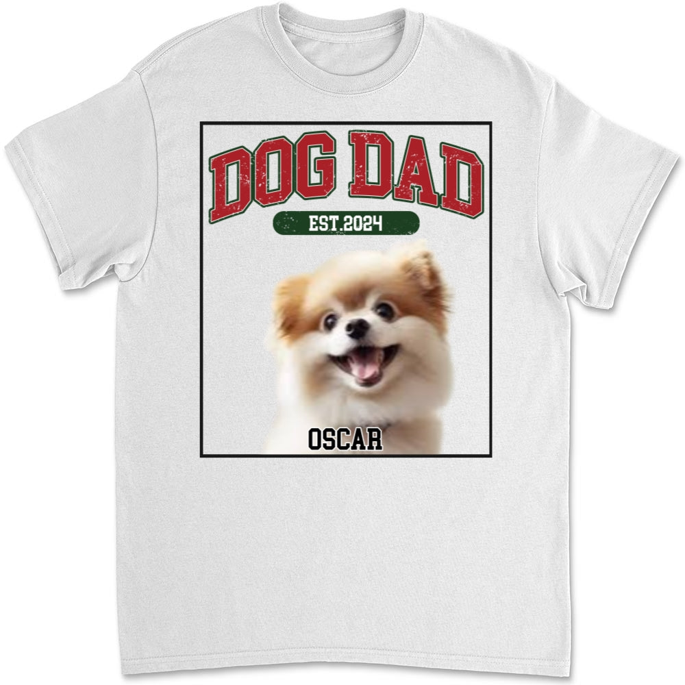 Love You My Mom Dad Personalized Custom Unisex 5.3 oz Photo T-shirt