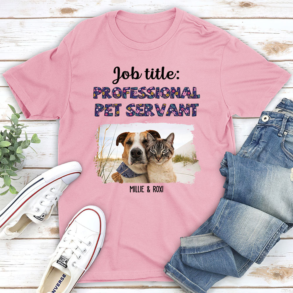 Exclusive Personalized Custom Unisex 5.3 oz Professional Pet Servant T-shirt