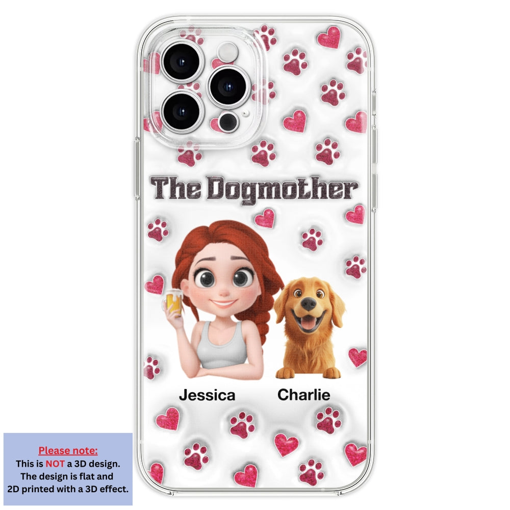 Slay Cartoon Dog Mother - Exclusive Personalized Custom 3D Inflated Effect Phone Case for Stylish Protection