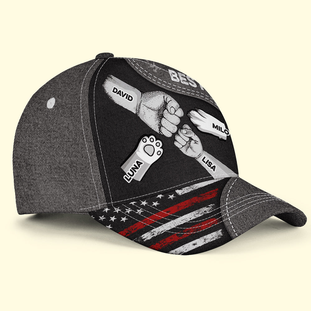 Best Papa Ever Version 2 - Personalized Custom Dog Parent Cap for Maximum Comfort