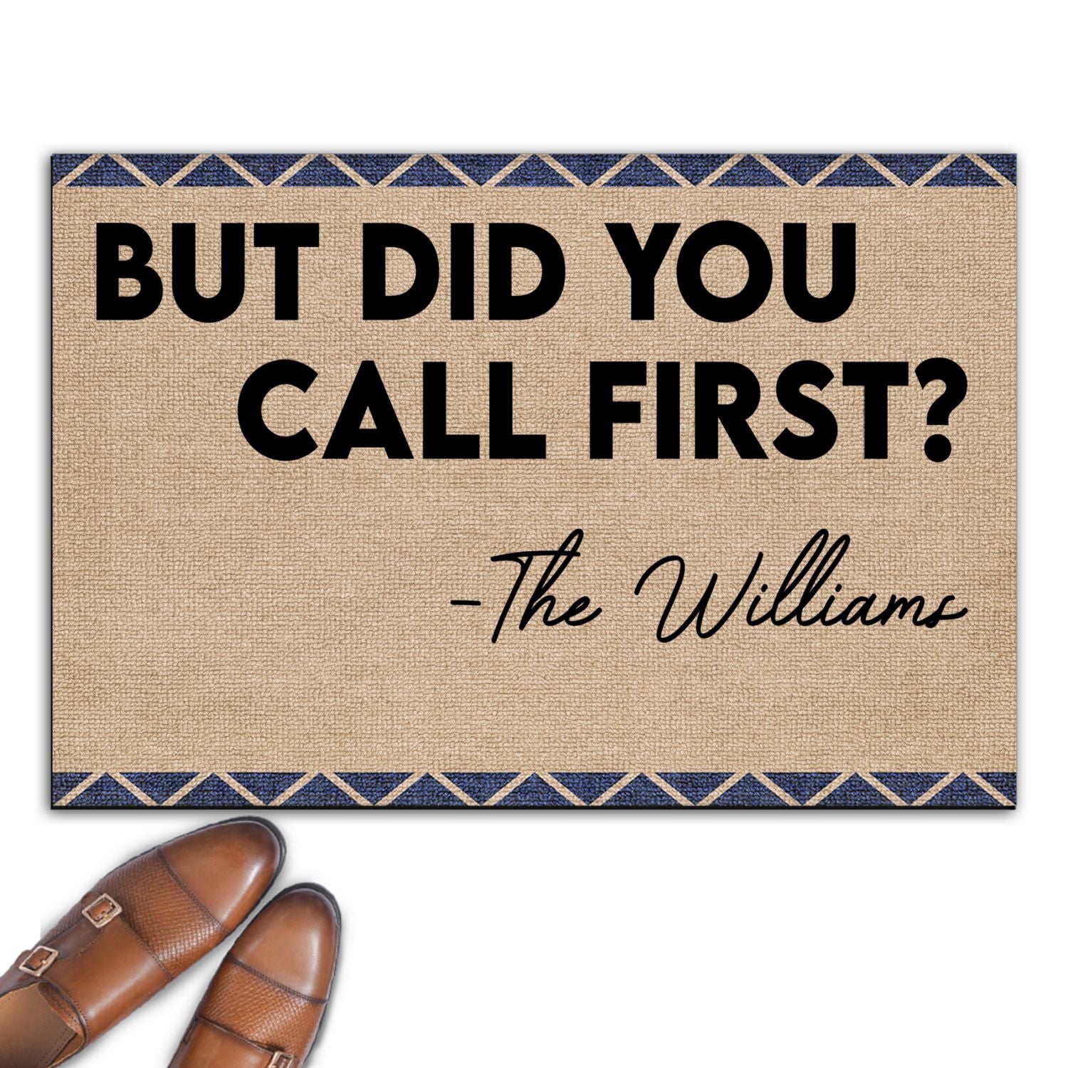 But Did You - Personalized Custom Pet Doormat with Sublimation Printing and Multiple Size Options
