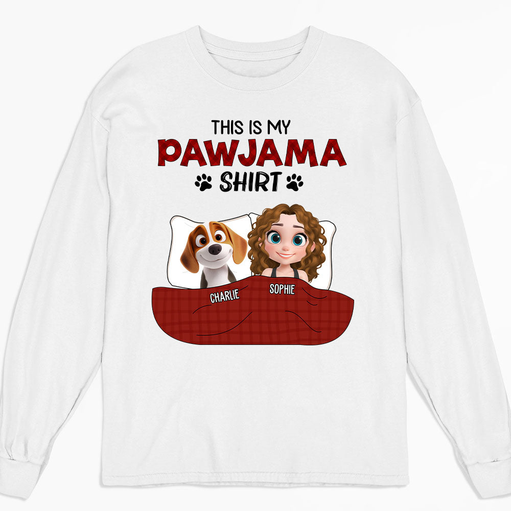 New Style Pawjama Personalized Custom Long Sleeve Unisex T-Shirt