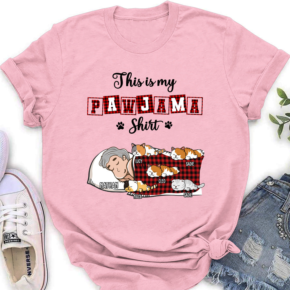 Ver Cat 2 Personalized Custom Women's Sleepshirt - The Perfect Pet Lover's T-Shirt