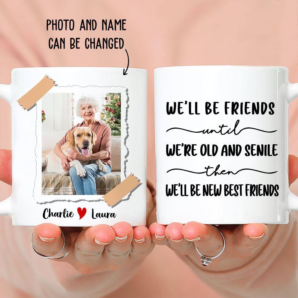 Forever Friends: Personalized Custom Photo Coffee Mug for Pet Lovers