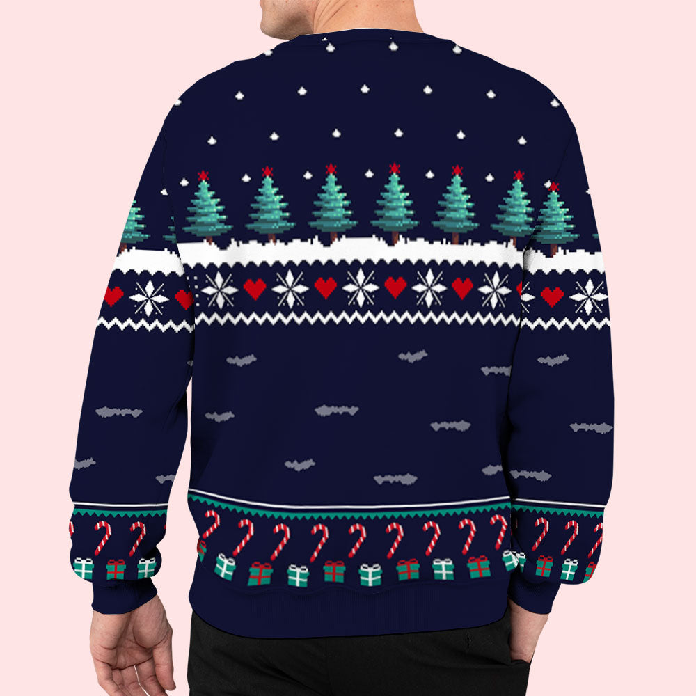 Personalized Custom All-Over-Print Cat Pine Tree Sweatshirt - Ideal Gift for Pet Lovers
