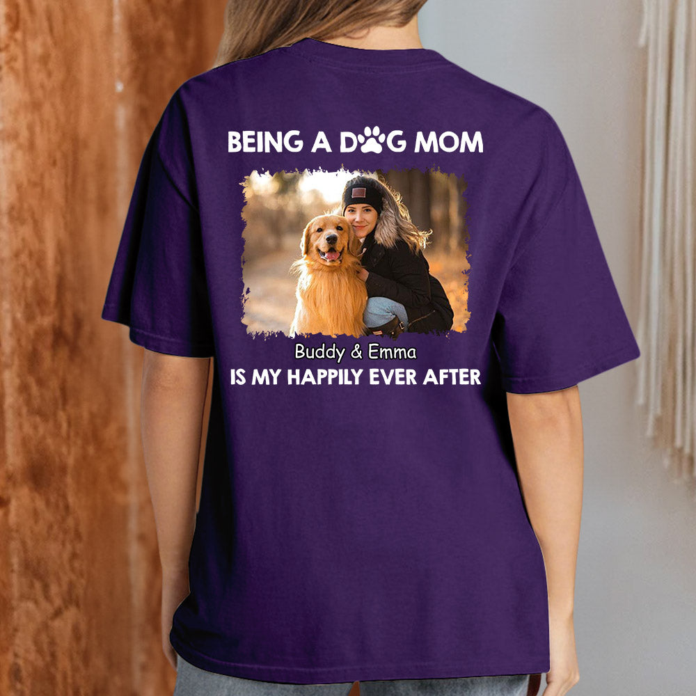 Happy Together Photo - Personalized Custom Unisex 5.3 oz T-shirt for Pet Lovers