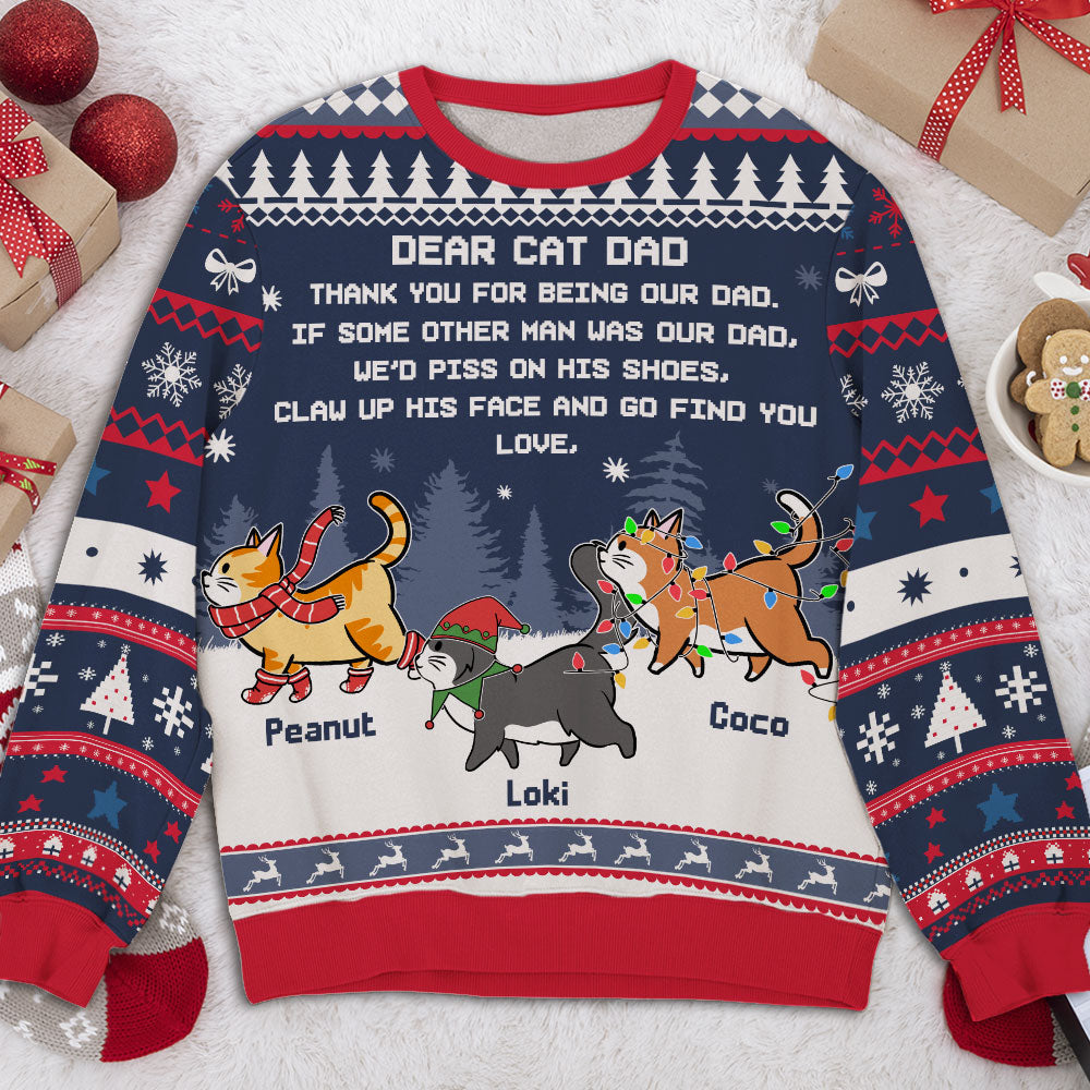 Find You - Personalized Custom All-Over-Print Unisex 8.8 oz Polyester Blend Sweatshirt - Ideal Gift for Pet Lovers