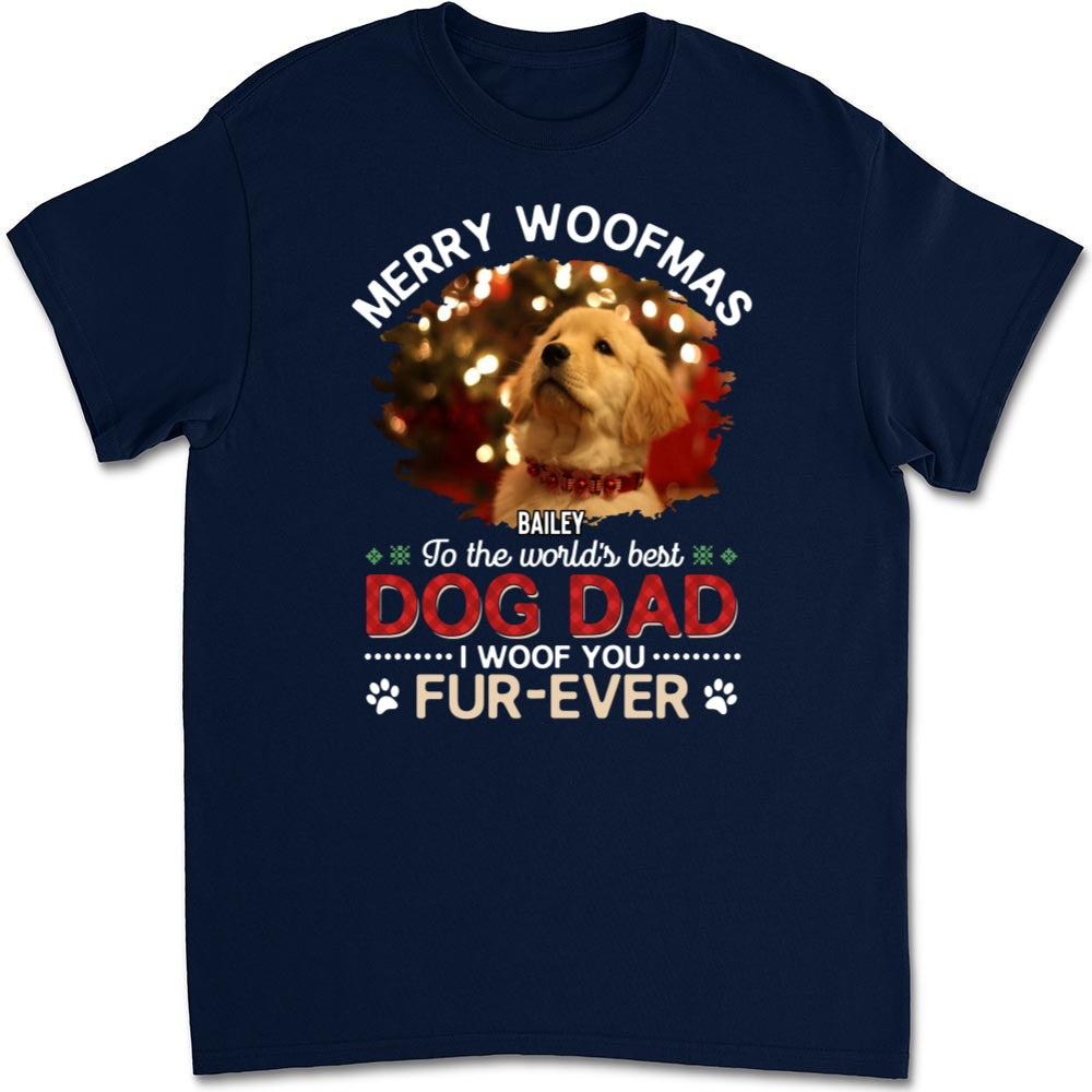 We Woof You Personalized Custom Unisex Photo T-shirt - Ideal Gift for Pet Lovers