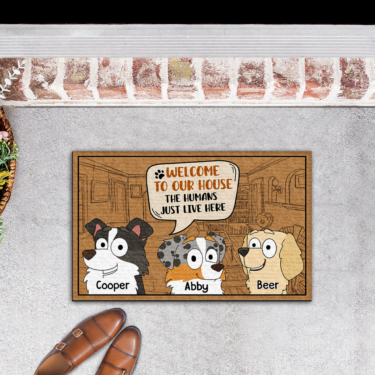 Personalized Custom Doormat - Welcome Your Guests with Your Beloved Pet's Picture