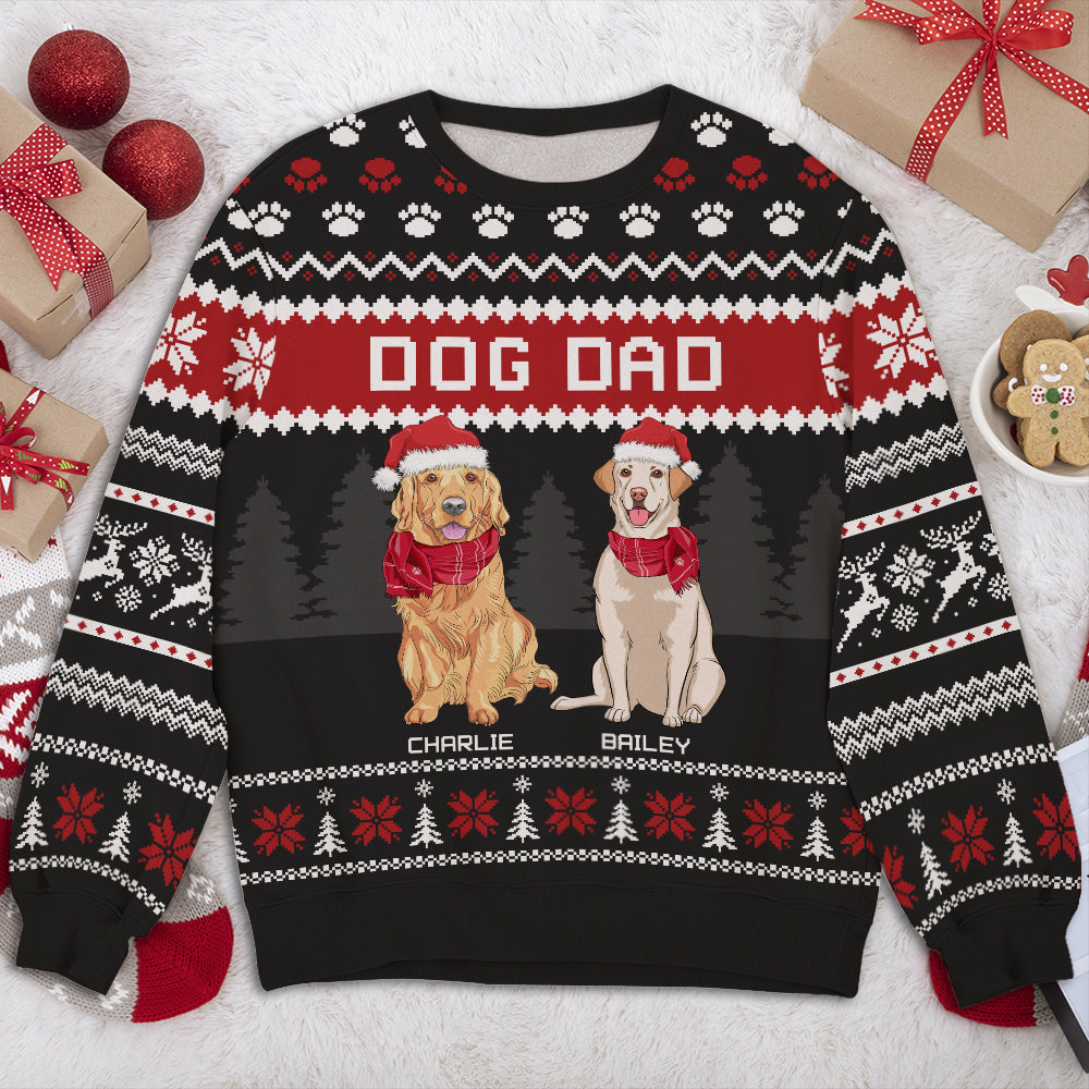 For Dog Parents - Unique Personalized Custom All-Over-Print Unisex Sweatshirt