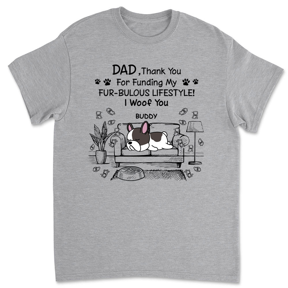 Fur-Bulous Lifestyle - Personalized Custom Unisex 5.3 oz T-shirt for Pet Lovers