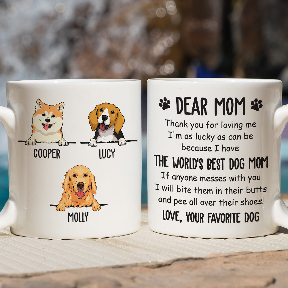 World's Best Dog Dad - Exclusive Personalized Custom Coffee Mug for Pet Lovers
