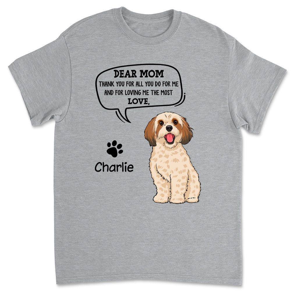 All You Do For Me - Personalized Custom Unisex 5.3 oz T-shirt for Pet Lovers