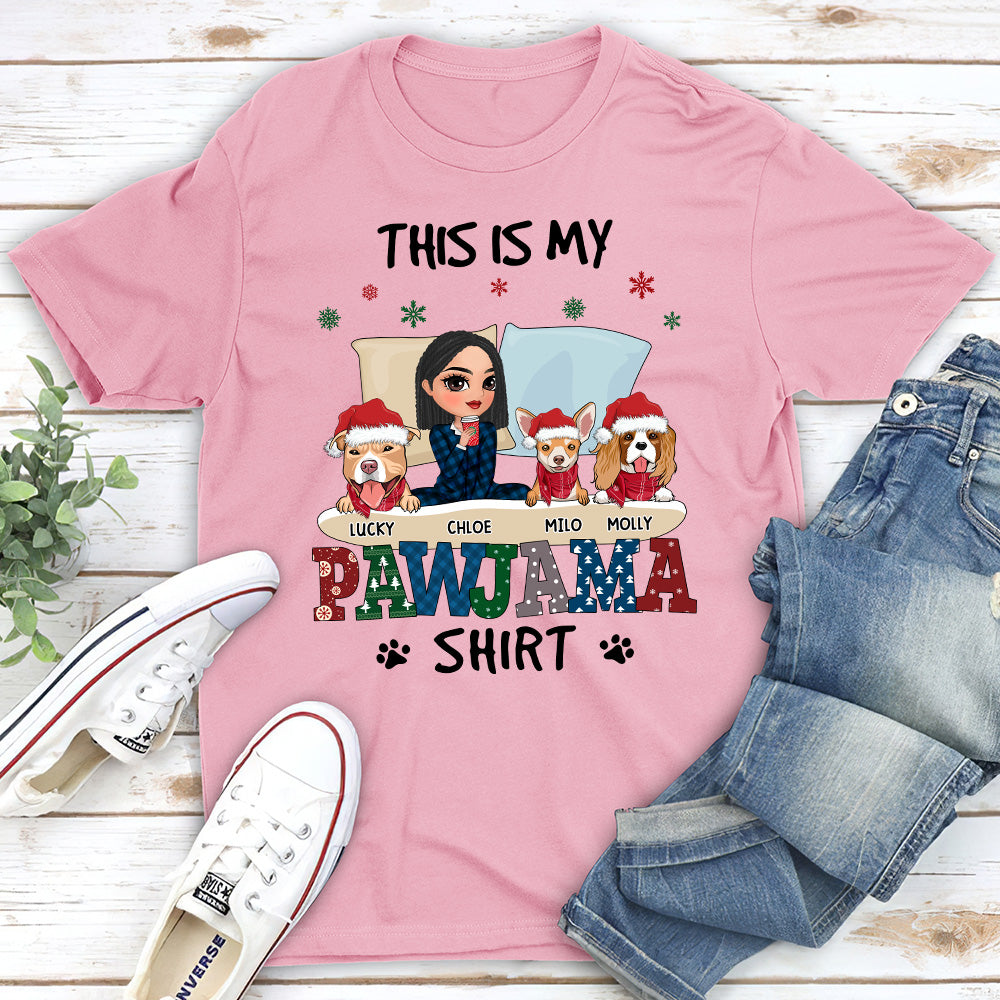 Pawjama Personalized Custom Unisex 5.3 oz Sleepshirt T-shirt - Ideal Gift for Pet Lovers