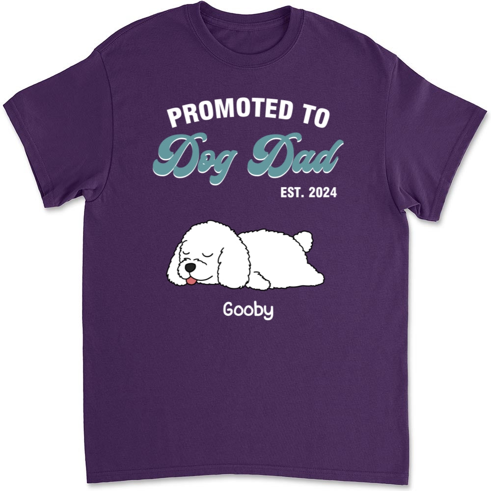 Promoted To - Personalized Custom Unisex 5.3 oz T-shirt for Pet Lovers