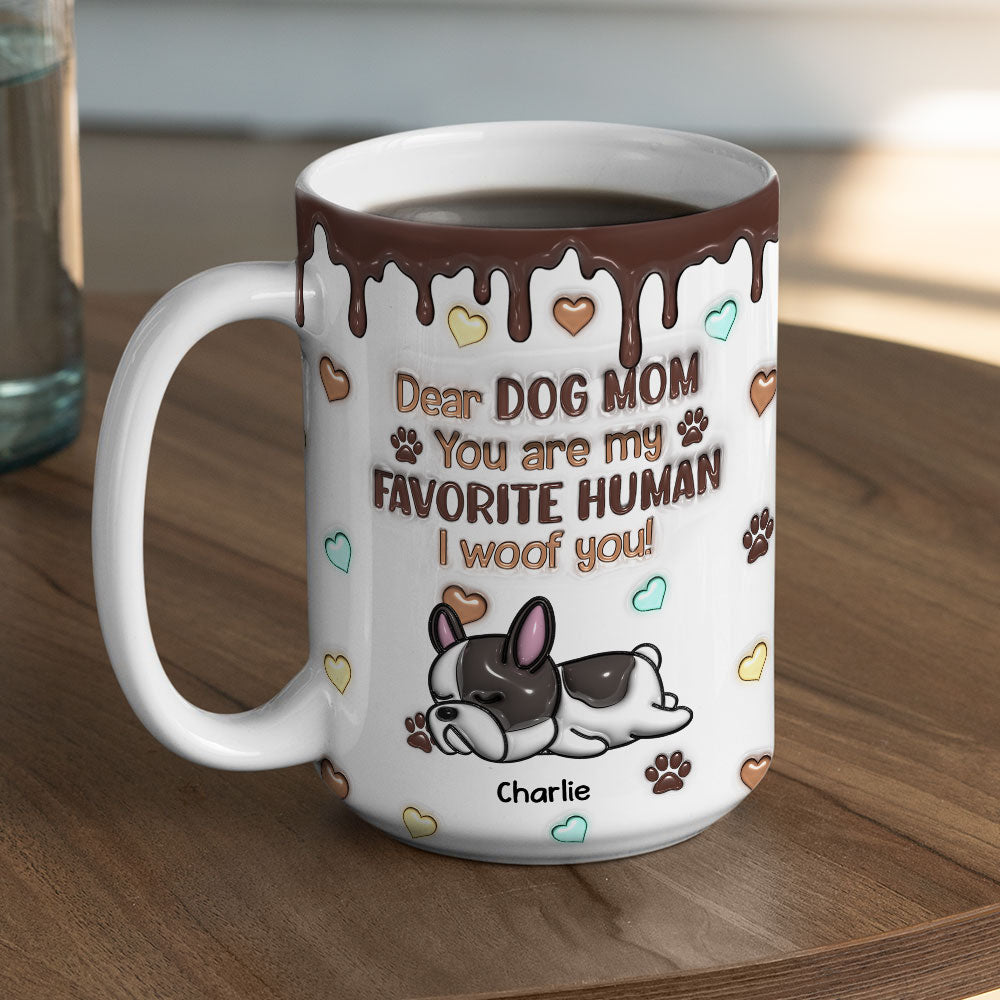 Favorite Human Version 2 - Personalized Custom 3D Inflated Effect 11oz Ceramic Mug