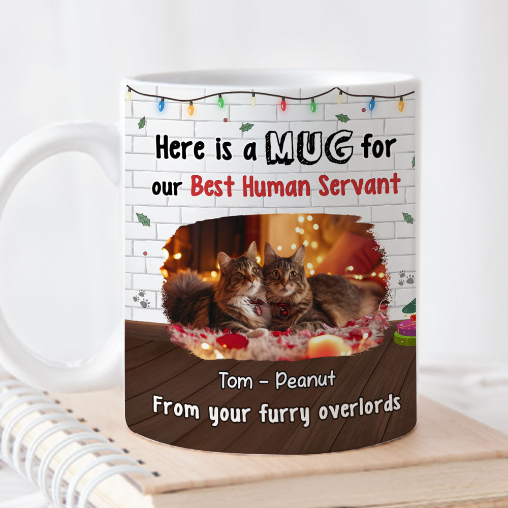Personalized Custom Cat Mom and Dad Photo Coffee Mug - Ideal for All Beverages