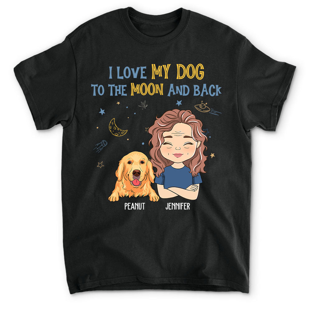 My Valentine Is - Personalized Custom Unisex 5.3 oz T-shirt for Pet Lovers