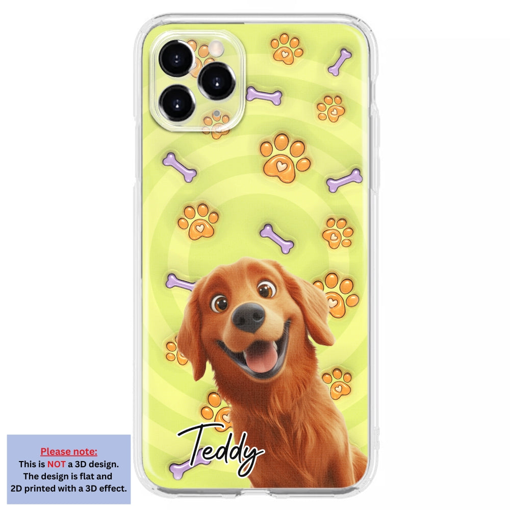 Exclusive Personalized Custom 3D Inflated Effect Phone Case - This Human Belongs To Us Cartoon Design