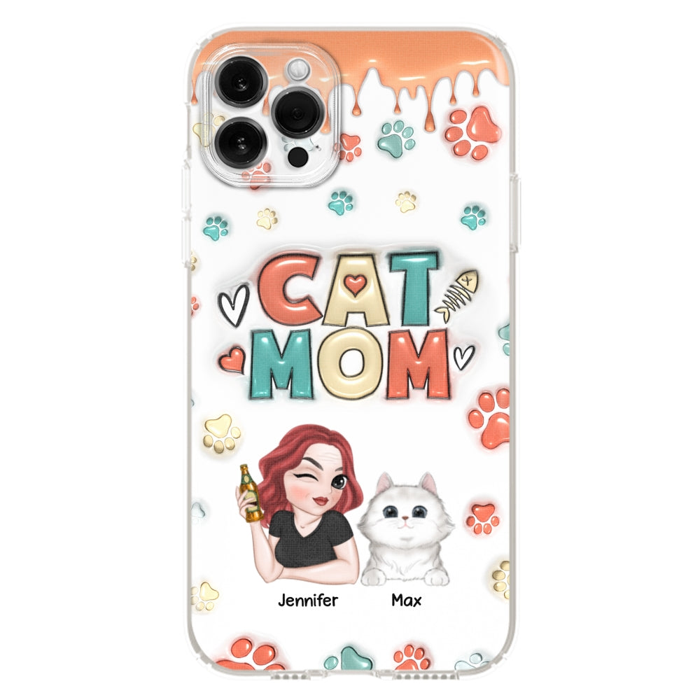 My Lovely Cat - Personalized Custom 3D Inflated Effect Smartphone Case for Unique Style