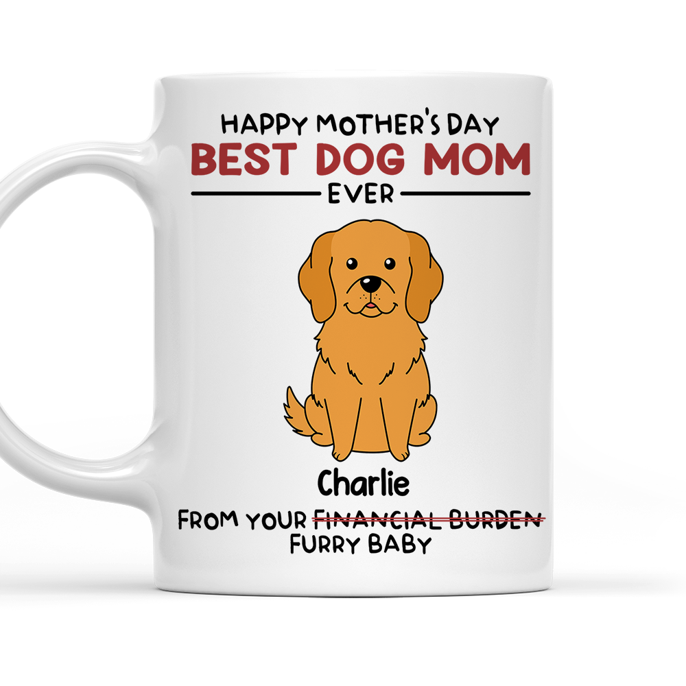 The Best Dog Ever - Personalized Custom Ceramic Coffee Mug for Pet Lovers
