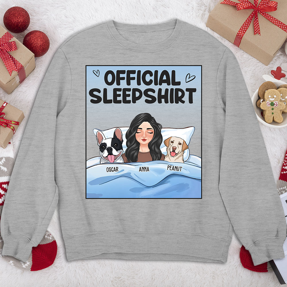 This Is My Sleepshirt - Personalized Custom Unisex 8.0 oz Sweatshirt for Pet Lovers