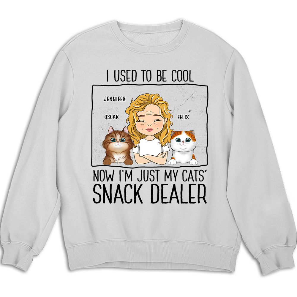 Just A Pet Snack Dealer - Personalized Custom Unisex 8.0 oz Sweatshirt for Pet Lovers