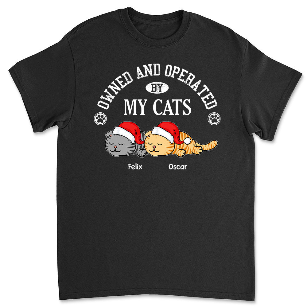Unique Personalized Custom Unisex 'Owned By My Sassy Cat' T-shirt