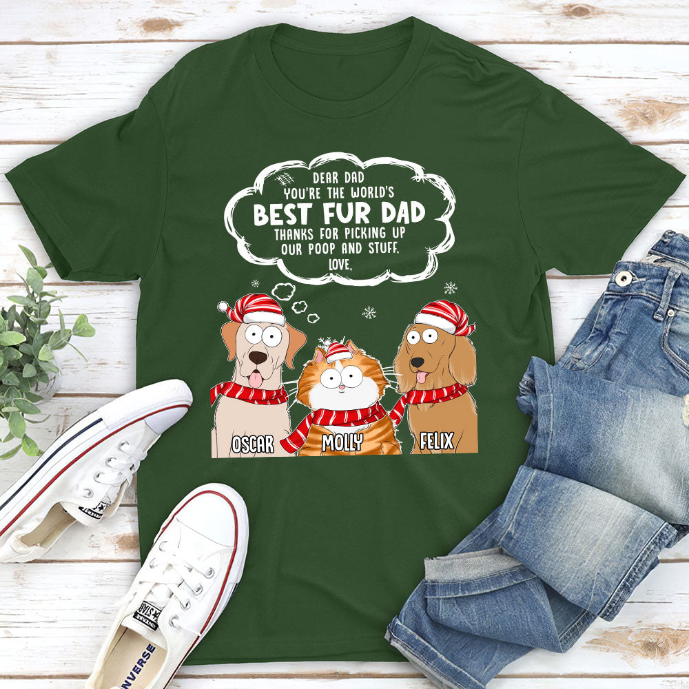 Grateful To Dog Mom - Customizable Personalized Unisex 5.3 oz T-shirt