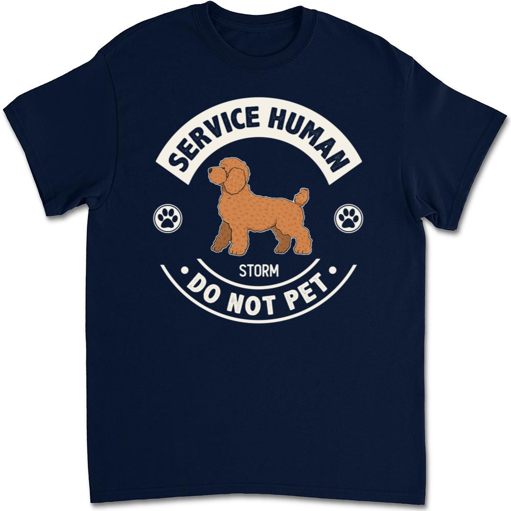 Service Human Dogs - Personalized Custom Unisex 5.3 oz T-Shirt for Pet Lovers