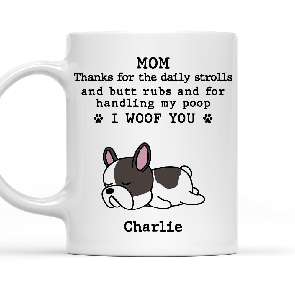 Handling My Poop - Premium Personalized Custom Coffee Mug for Pet Lovers