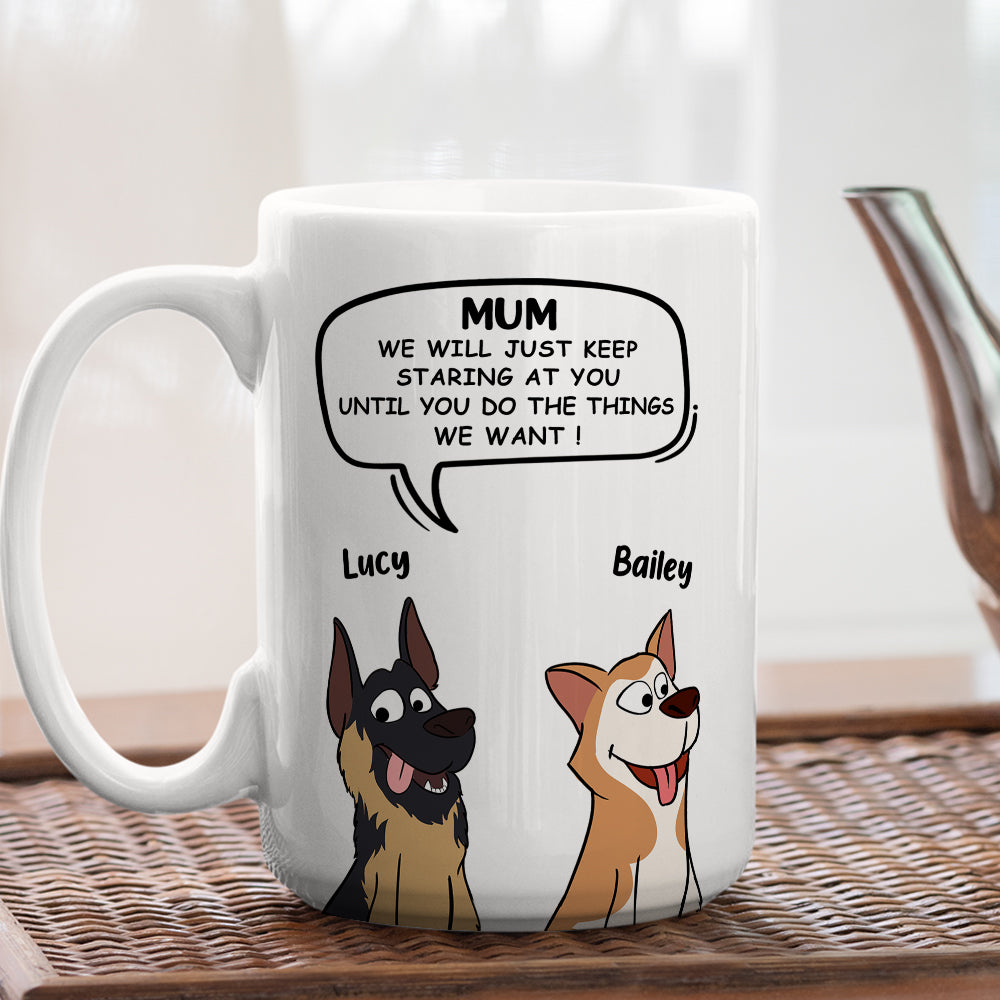 Eye-Catching Personalized Custom Coffee Mug - Ideal for Pet Lovers