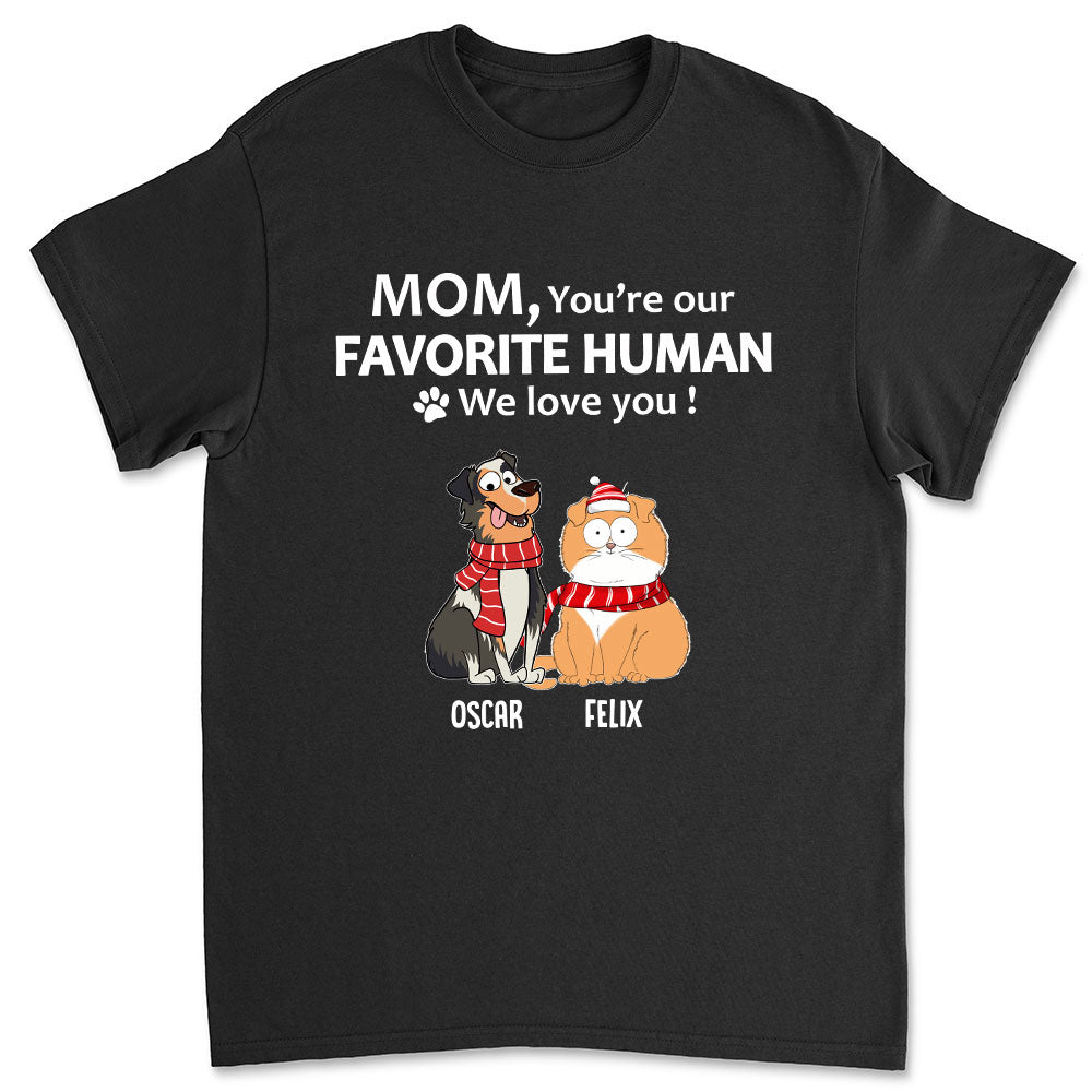 To My Human - Personalized Custom Unisex 5.3 oz Heavy Cotton T-shirt for Pet Lovers