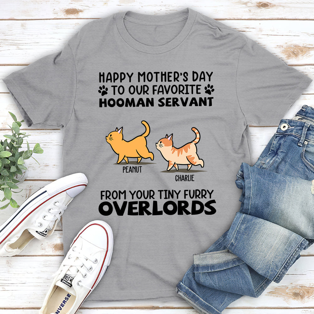 Cat Favorite Hooman Servant - Personalized Custom Unisex 5.3 oz T-shirt