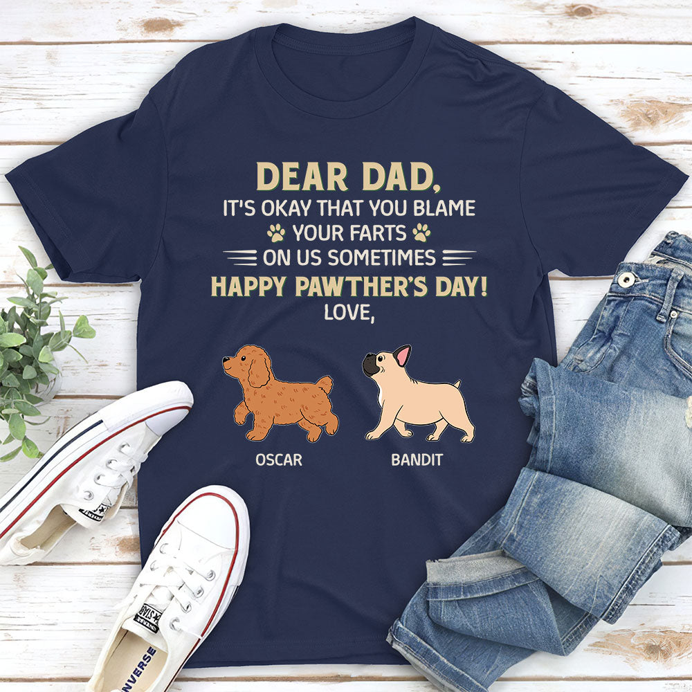 It's Okay - Personalized Custom Unisex 5.3 oz T-shirt for Pet Lovers