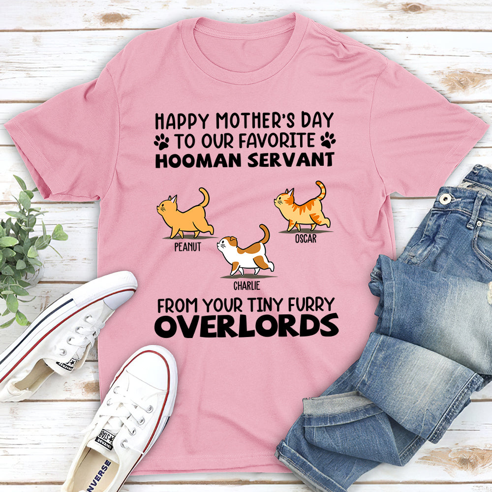 Cat Favorite Hooman Servant - Personalized Custom Unisex 5.3 oz T-shirt