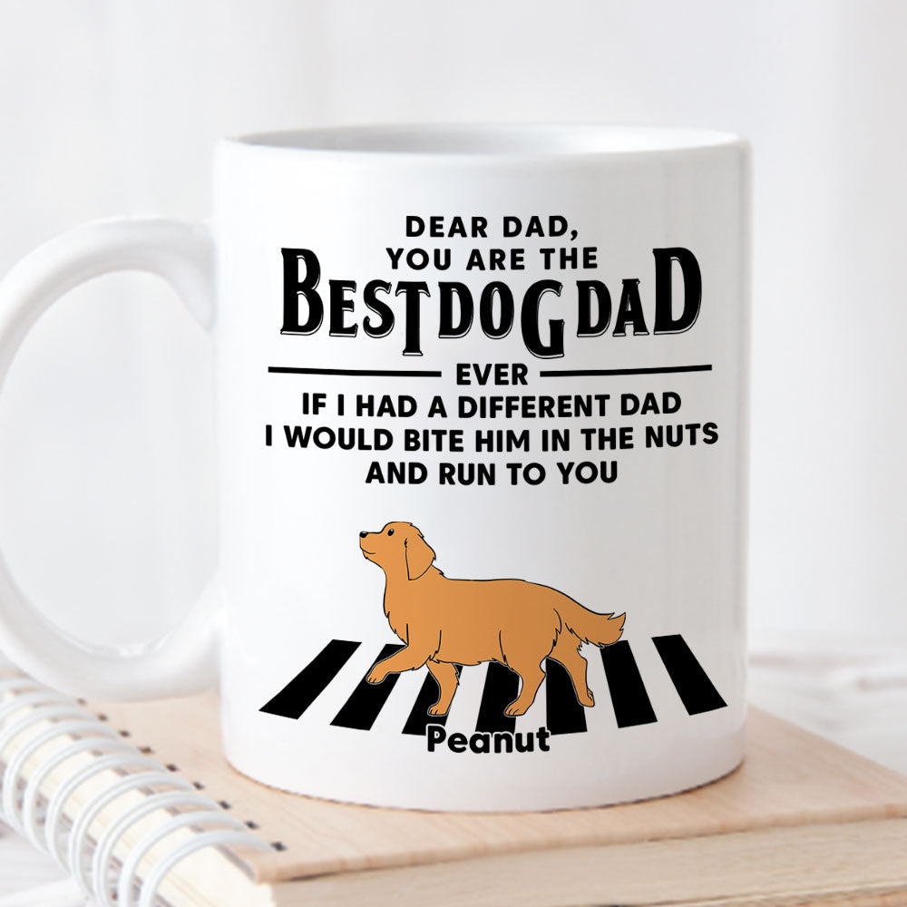 Personalized Custom Coffee Mug - Dogs Run To You (Up To 4 Dogs) for Pet Lovers