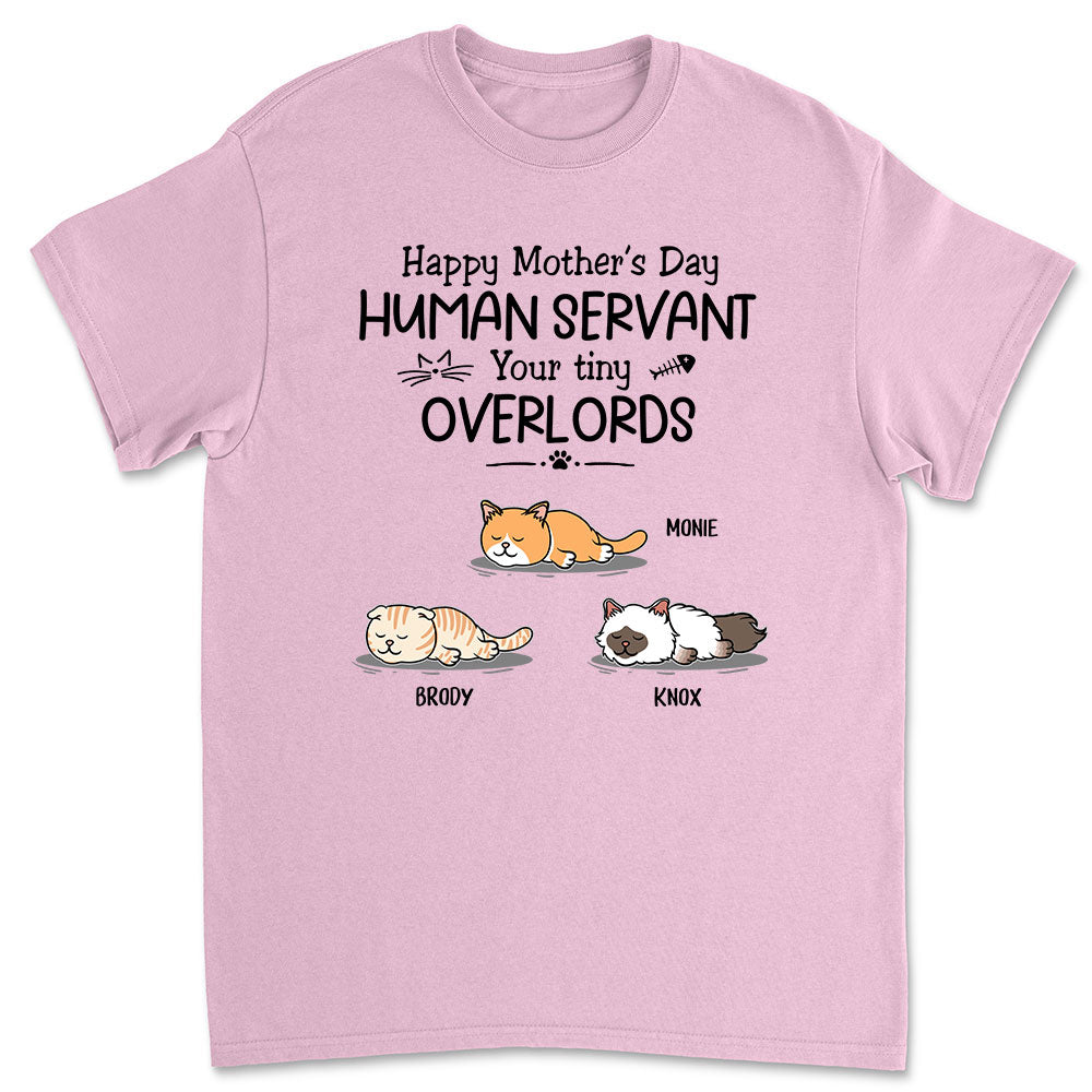 Your Tiny Overlords - Personalized Custom Unisex 5.3 oz T-shirt for Pet Lovers
