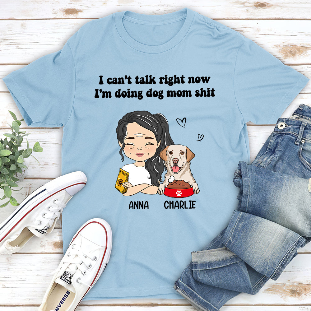 Talk Right Now - Personalized Custom Unisex 5.3 oz T-shirt for Pet Lovers